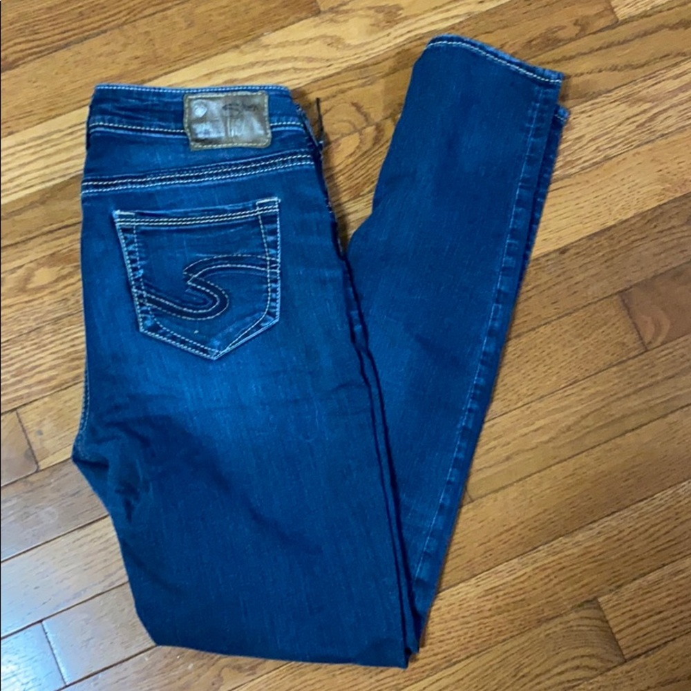 Silver jeans